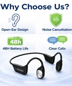 Pryxo® Bone Conduction Smart Hearing Headphones