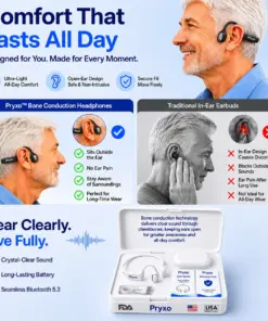 Pryxo® Bone Conduction Smart Hearing Headphones