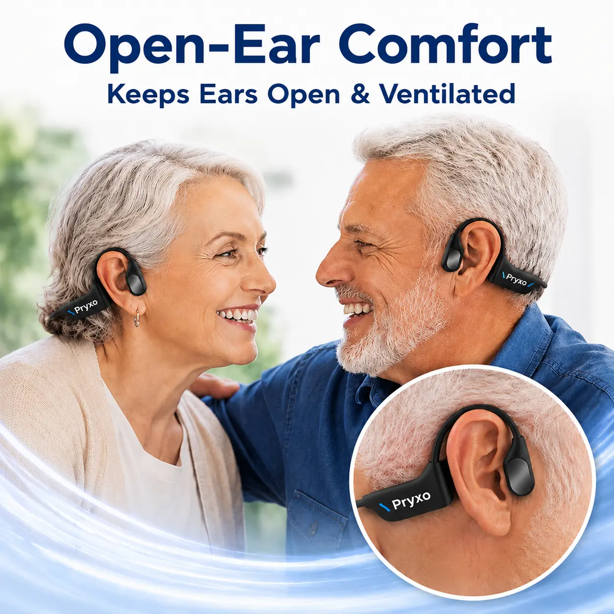 Pryxo® Bone Conduction Smart Hearing Headphones