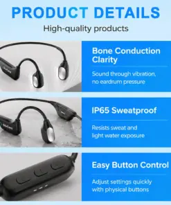 Pryxo® Bone Conduction Smart Hearing Headphones