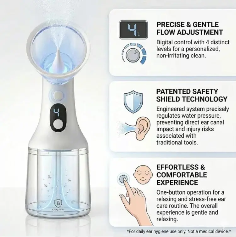 Pryxo™ Electric Ear Cleaner — Keep Your Ears Clean & Hear Every Sound Clearly
