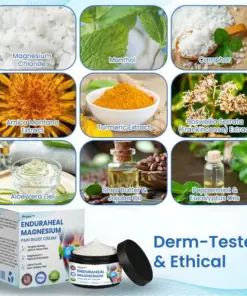 Pryxo™ EnduraHeal Magnesium Pain Relief Cream (Treats Arthritis, Neuropathy, Rheumatism, Sports Injuries & More)