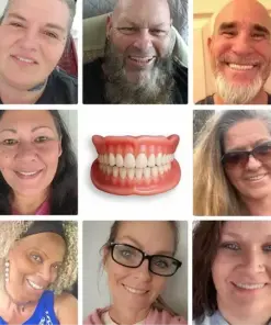 Pryxo™ Medical Full Denture with Strong Suctiond Custom-Fit Full Functional Dentures