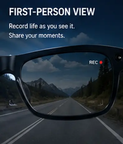 Pryxo™- Smart Glasses-Speak naturally in 100+ languages without taking out your phone