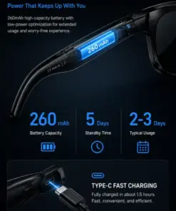 Pryxo™- Smart Glasses-Speak naturally in 100+ languages without taking out your phone