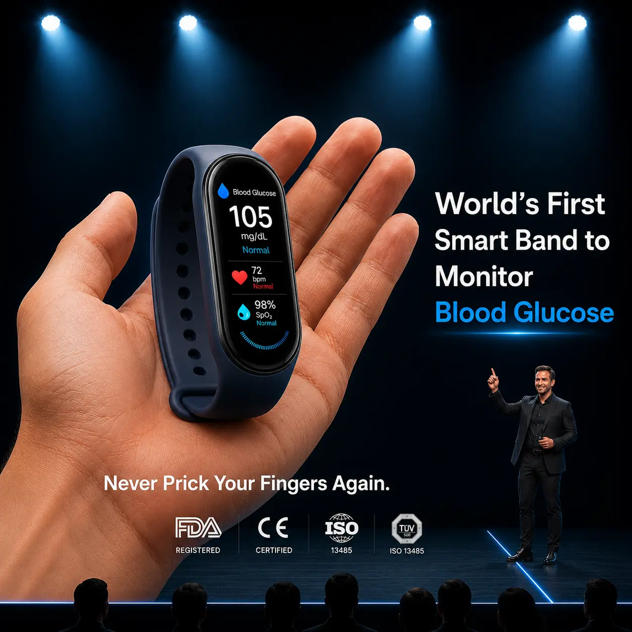 Pryxo™ M9 Non-Invasive Smart Band
