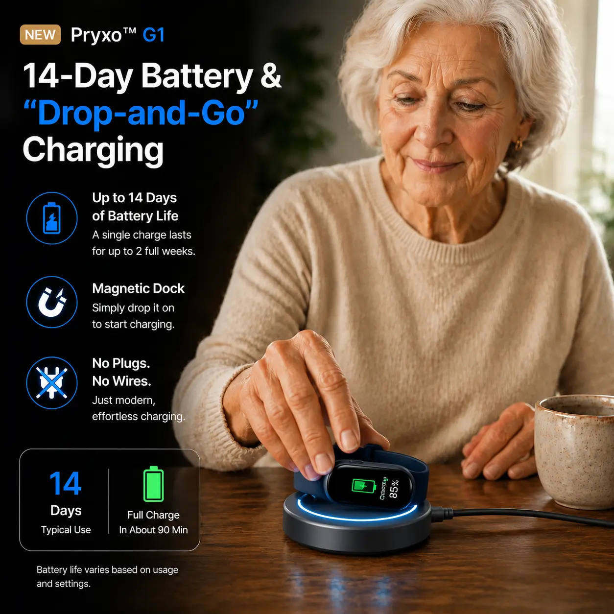 Pryxo™ M9 Non-Invasive Smart Band