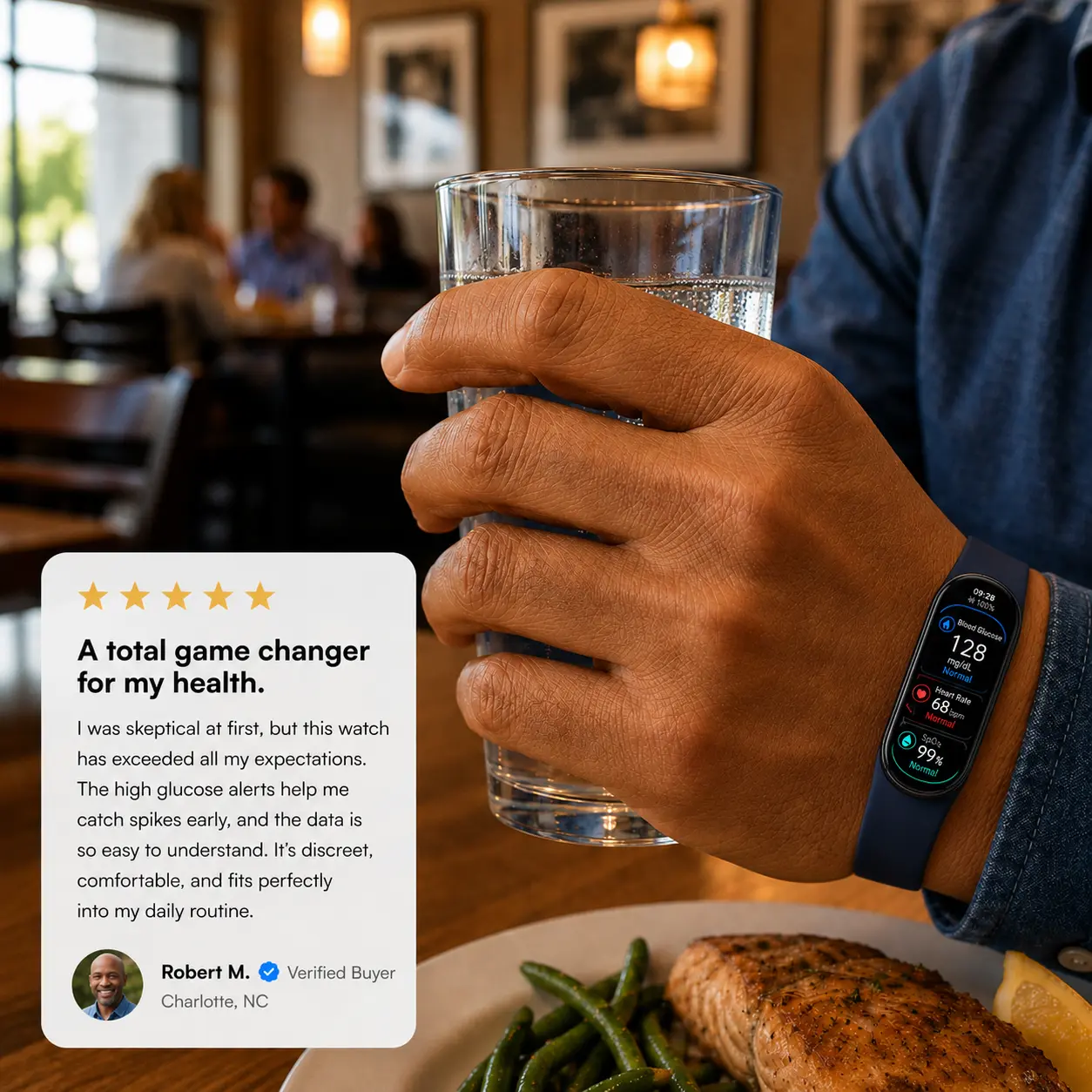 Pryxo™ M9 Non-Invasive Smart Band