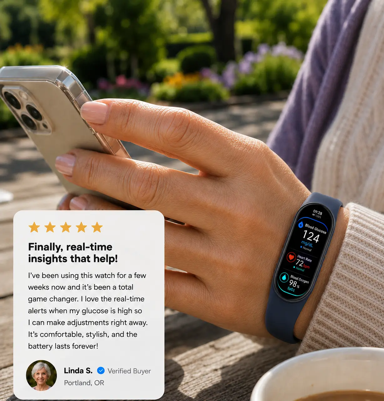 Pryxo™ M9 Non-Invasive Smart Band