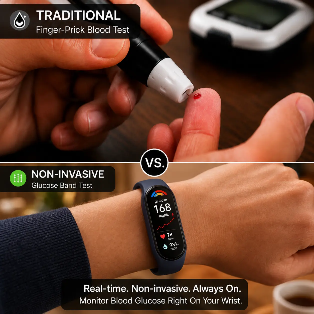 Pryxo™ M9 Non-Invasive Smart Band