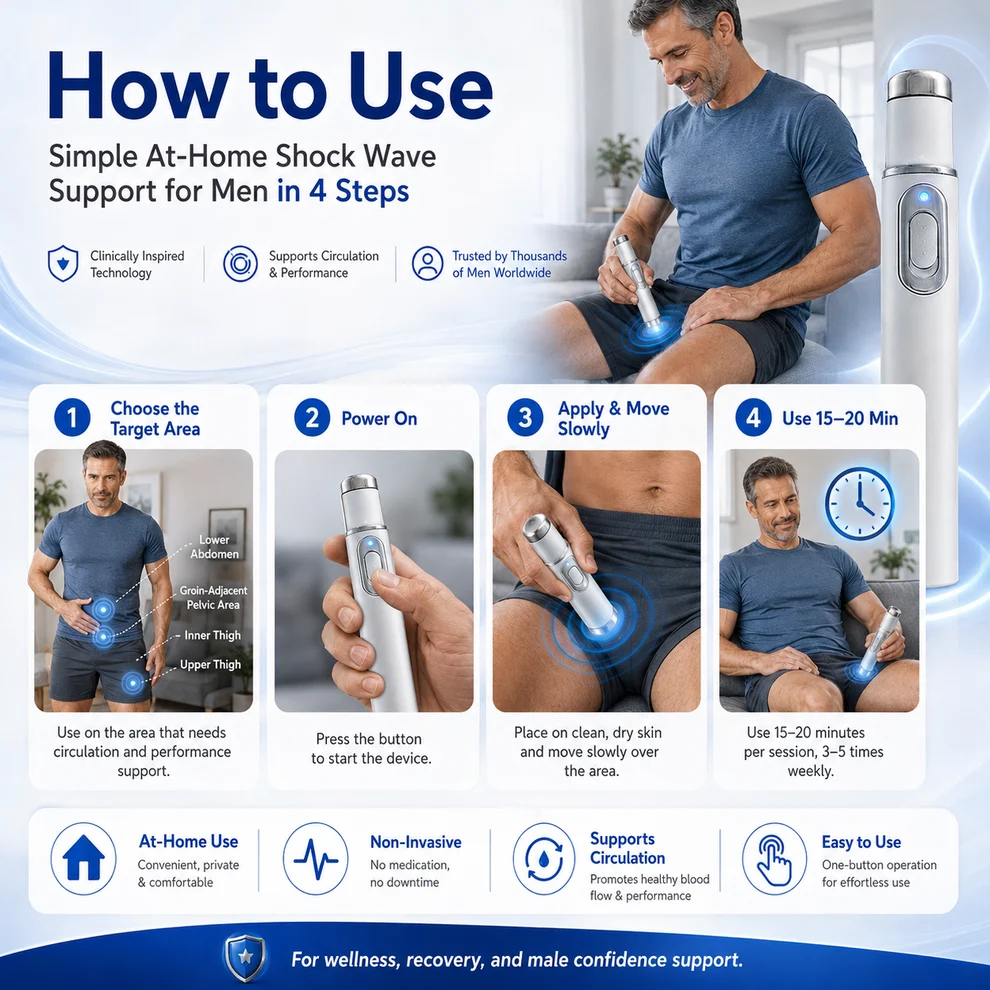 Pryxo™ Ultrasonic Shock Wave Therapy Massager - Image 2